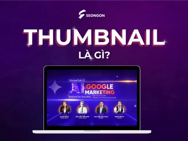 Một ảnh bìa (thumbnail) YouTube hấp dẫn với chữ to, hình ảnh rõ ràng và màu sắc nổi bật.